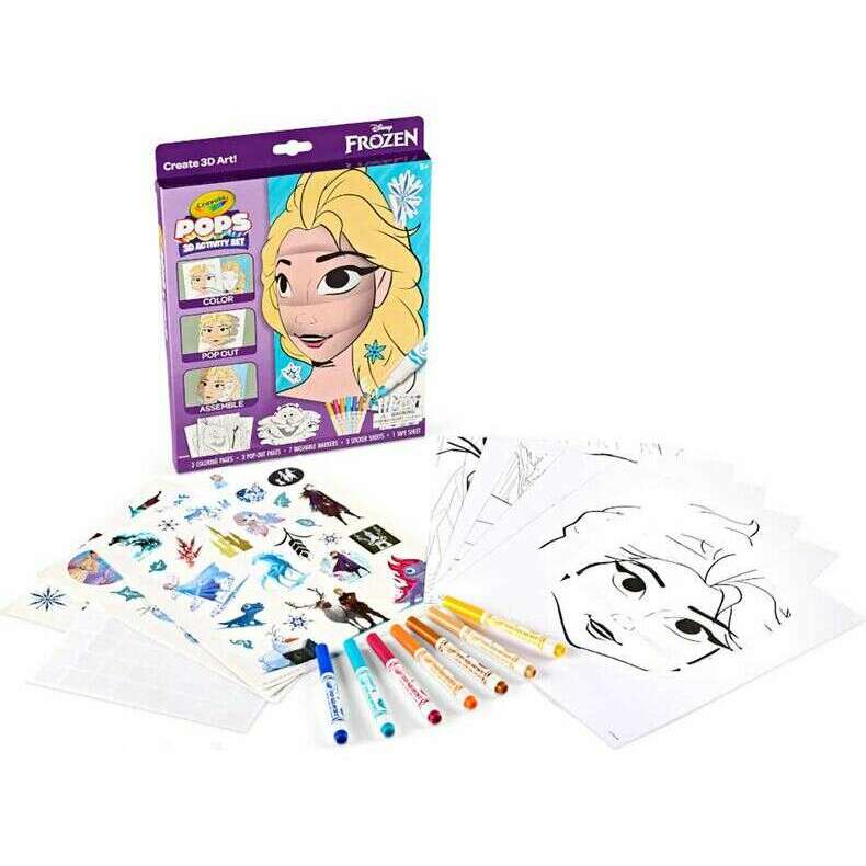 POPs 3D Activity Set, Frozen Art & Crafts POPs 3D Activity Set, Frozen POPs 3D Activity Set, Frozen Crayola