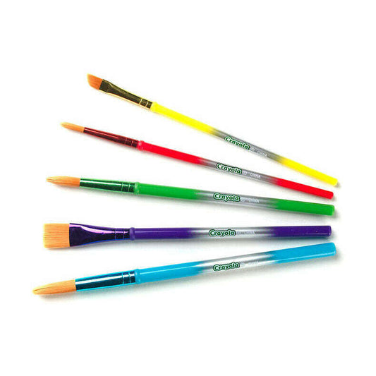 5x Paint Brushes Art & Crafts 5x Paint Brushes 5x Paint Brushes Crayola