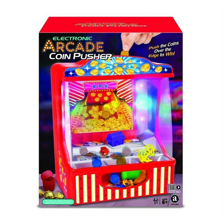 Electronic Arcade Coin Pusher Machine