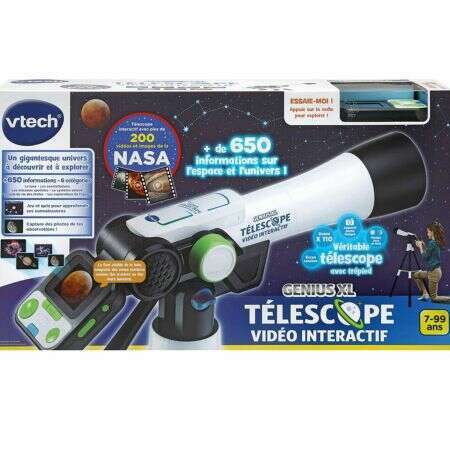 Genius XL - Interactive Video Telescope - Francais Educational Games Genius XL - Interactive Video Telescope - Francais Genius XL - Interactive Video Telescope - Francais Vtech