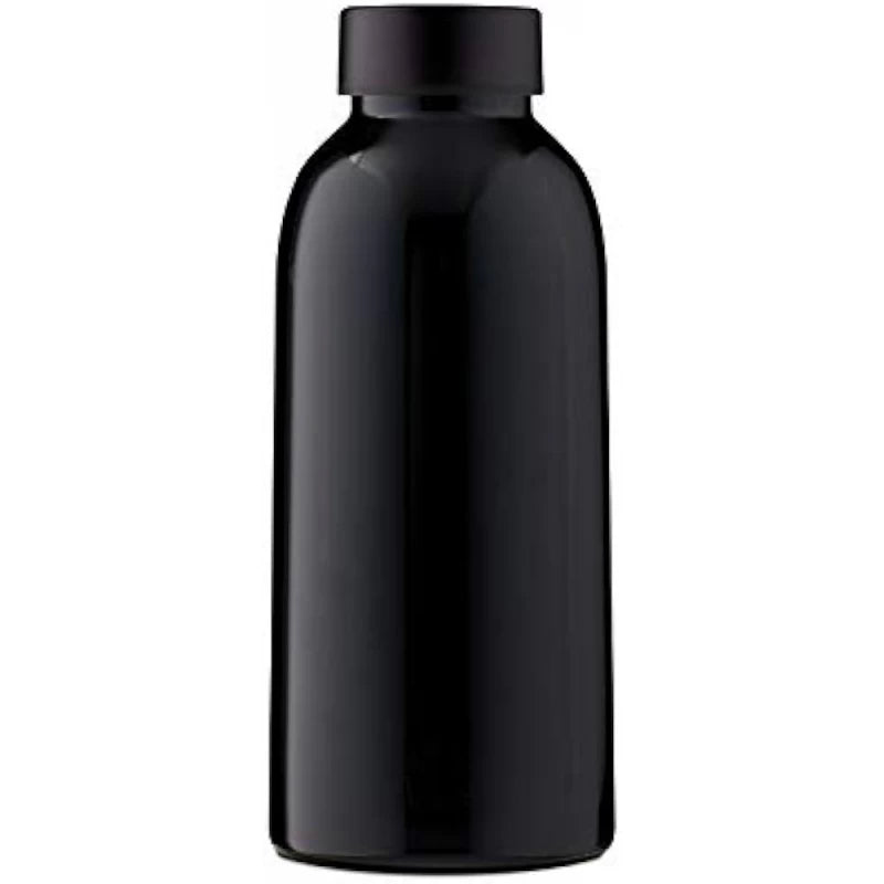 Insulated Stainless Steel Bottle, Black 470ml