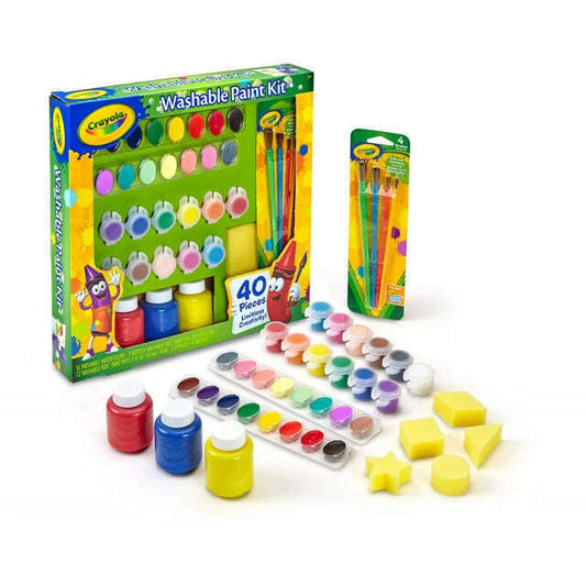 Washable Kid's Paint Kit Art & Crafts Washable Kid's Paint Kit Washable Kid's Paint Kit Crayola