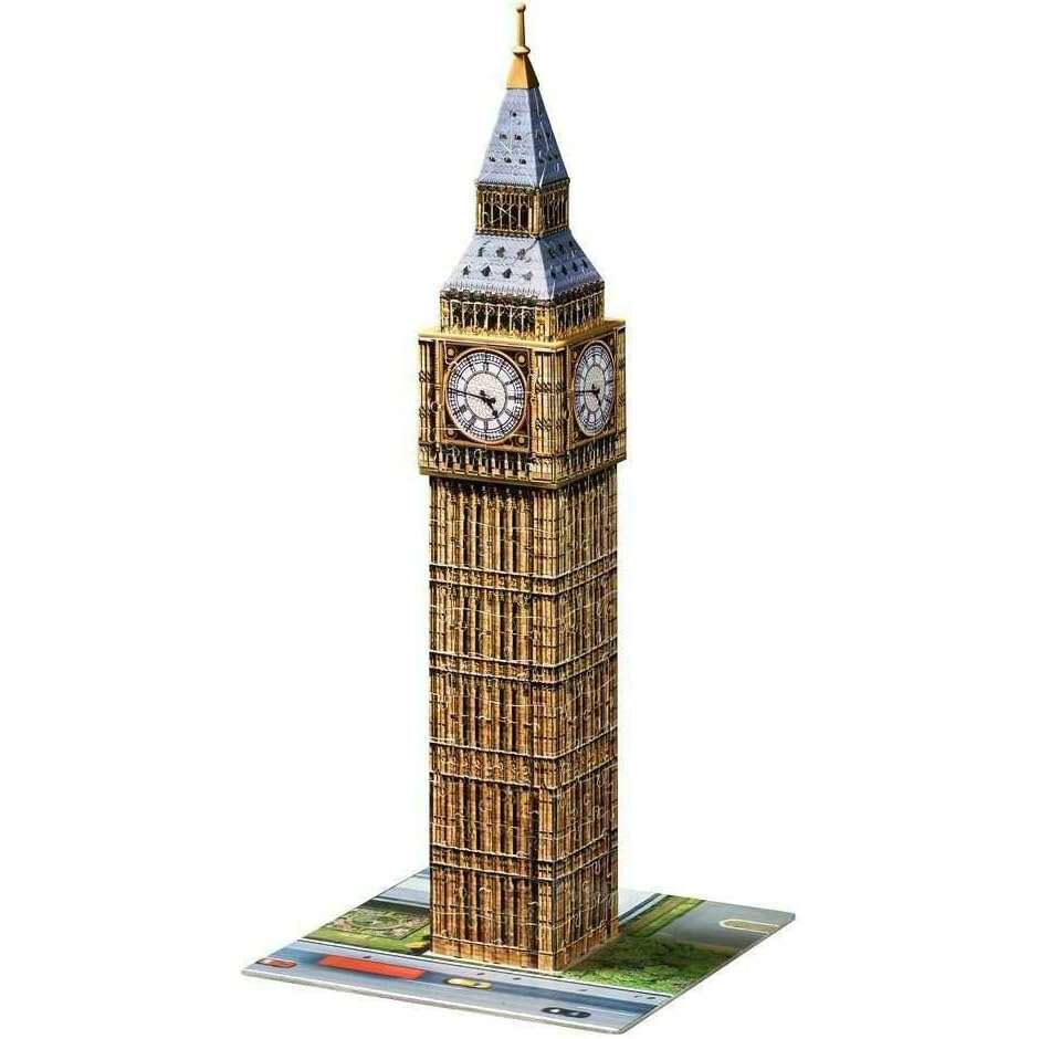 216 Pieces 3D Puzzle, Big Ben Glows in the Dark puzzle Kids 216 Pieces 3D Puzzle, Big Ben Glows in the Dark 216 Pieces 3D Puzzle, Big Ben Glows in the Dark Ravensburger