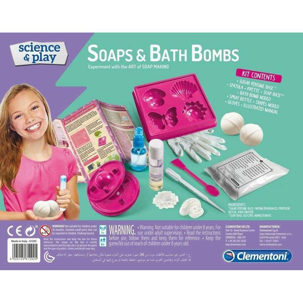 Science & Play Soap and Bath Bomb experiment kit Art & Crafts Science & Play Soap and Bath Bomb experiment kit Science & Play Soap and Bath Bomb experiment kit CLEMENTONI