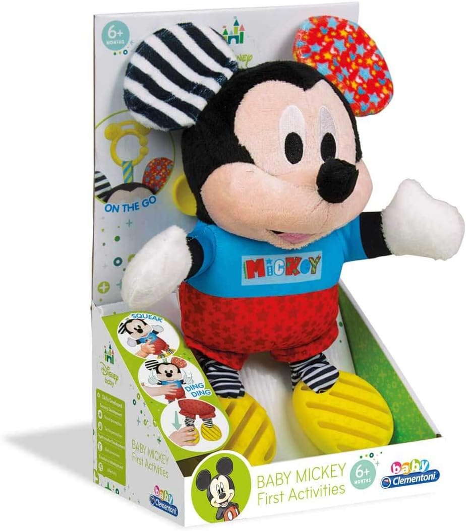 Mickey Plush Toy: Soft Doll with Sounds & Textures