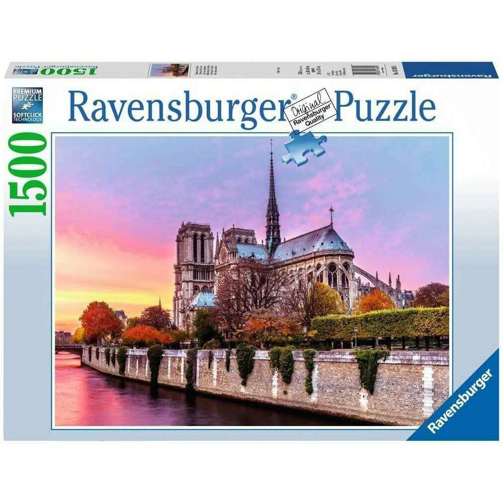 1500 Piece Puzzle, Picturesque Notre Dame puzzle Adult 1500 Piece Puzzle, Picturesque Notre Dame 1500 Piece Puzzle, Picturesque Notre Dame Ravensburger