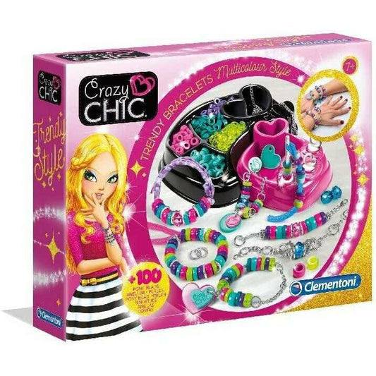 Crazy Chic Fashion Bracelet: A jewelry-Making Craft Set Art & Crafts Crazy Chic Fashion Bracelet: A jewelry-Making Craft Set Crazy Chic Fashion Bracelet: A jewelry-Making Craft Set CLEMENTONI