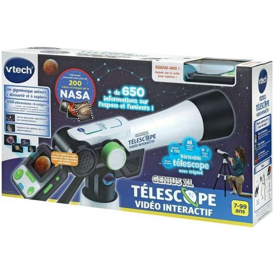 Genius XL - Interactive Video Telescope - Francais Educational Games Genius XL - Interactive Video Telescope - Francais Genius XL - Interactive Video Telescope - Francais Vtech