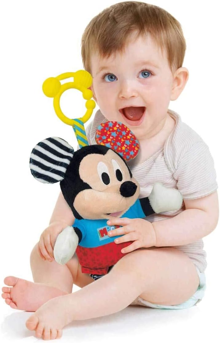 Mickey Plush Toy: Soft Doll with Sounds & Textures