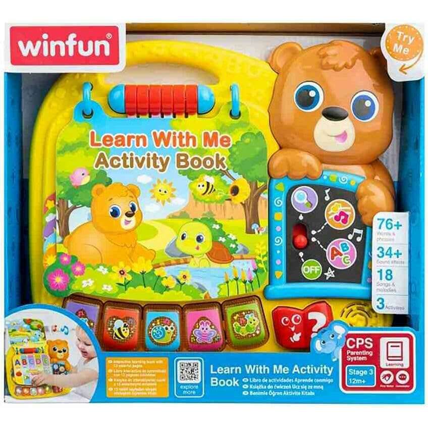 Learn With Me Activity Book toddler's toys Learn With Me Activity Book Learn With Me Activity Book WinFun