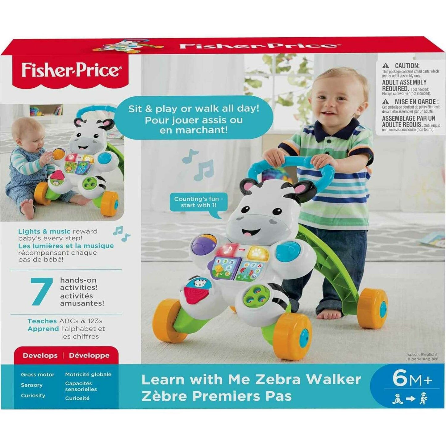 Learn with Me Zebra Walker + Music Lights & Activities Toys Learn with Me Zebra Walker + Music Lights & Activities Learn with Me Zebra Walker + Music Lights & Activities Fisher Price