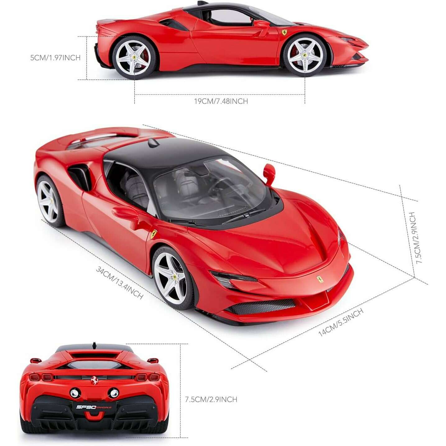 1/14 Ferrari SF90 Stradale Radio Remote Control Car Remote Control Cars 1/14 Ferrari SF90 Stradale Radio Remote Control Car 1/14 Ferrari SF90 Stradale Radio Remote Control Car Rastar