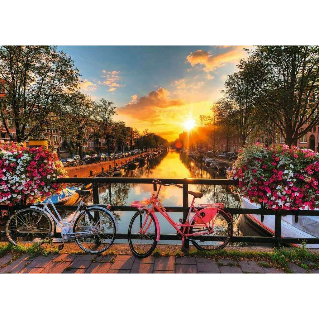 1000 Pieces Puzzle, Bicycles in Amsterdam puzzle Adult 1000 Pieces Puzzle, Bicycles in Amsterdam 1000 Pieces Puzzle, Bicycles in Amsterdam Ravensburger