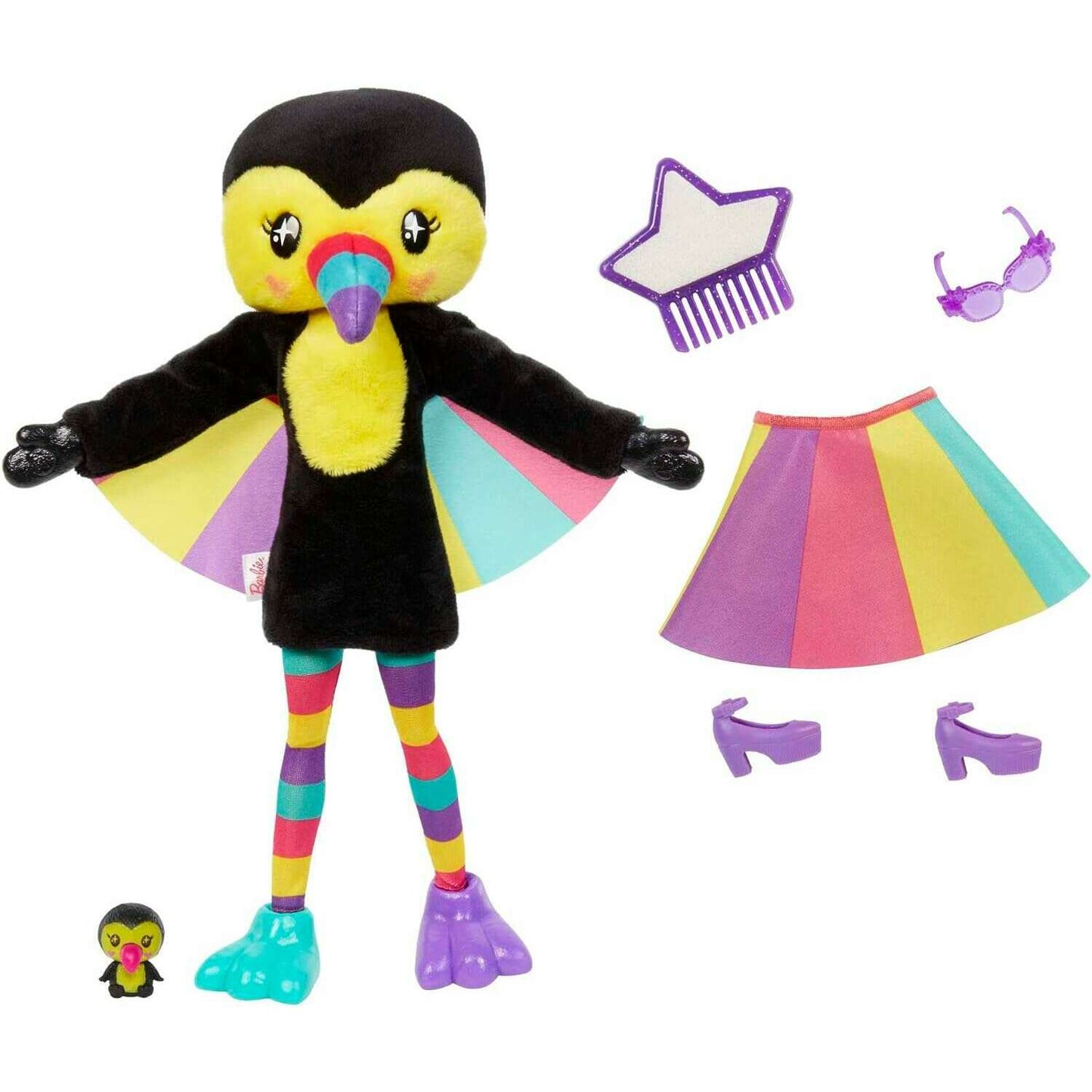 Cutie Reveal Jungle Series, Toucan Doll Dolls and Barbies Cutie Reveal Jungle Series, Toucan Doll Cutie Reveal Jungle Series, Toucan Doll Barbie