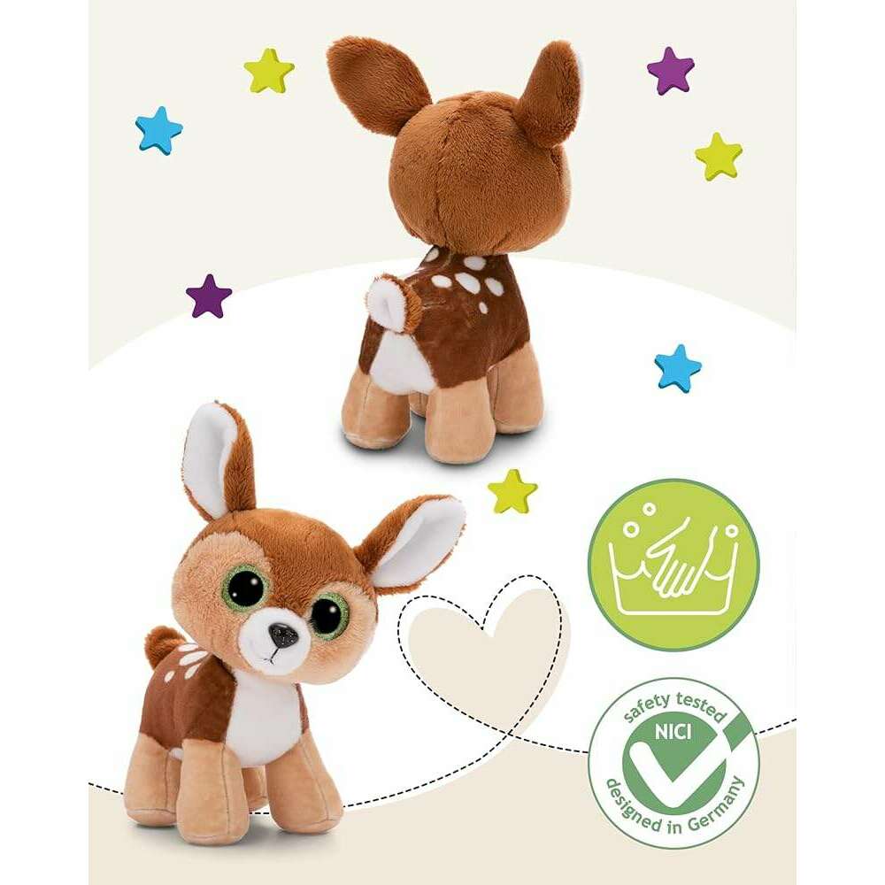 Plush Toy Deer Fawn Feena 15 cm Peluche & Softies Plush Toy Deer Fawn Feena 15 cm Plush Toy Deer Fawn Feena 15 cm NICI