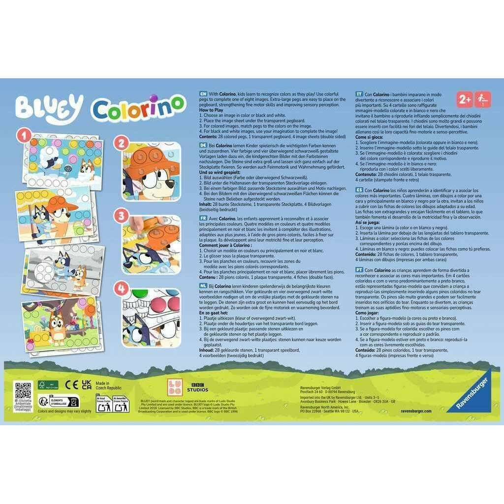 Colorino Bluey - Discovering Colors Toys Colorino Bluey - Discovering Colors Colorino Bluey - Discovering Colors Ravensburger