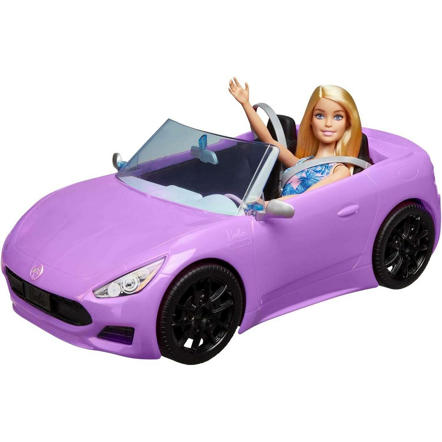 Doll & Purple Convertible Vehicle Dolls and Barbies Doll & Purple Convertible Vehicle Doll & Purple Convertible Vehicle Barbie