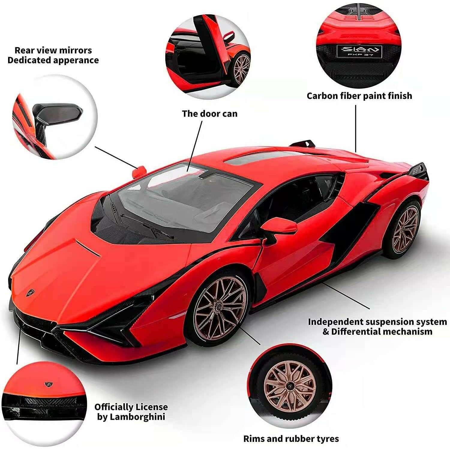 Lamborghini Sian FKP 37 Radio Remote Control R/C Toy Remote Control Cars Lamborghini Sian FKP 37 Radio Remote Control R/C Toy Lamborghini Sian FKP 37 Radio Remote Control R/C Toy Rastar