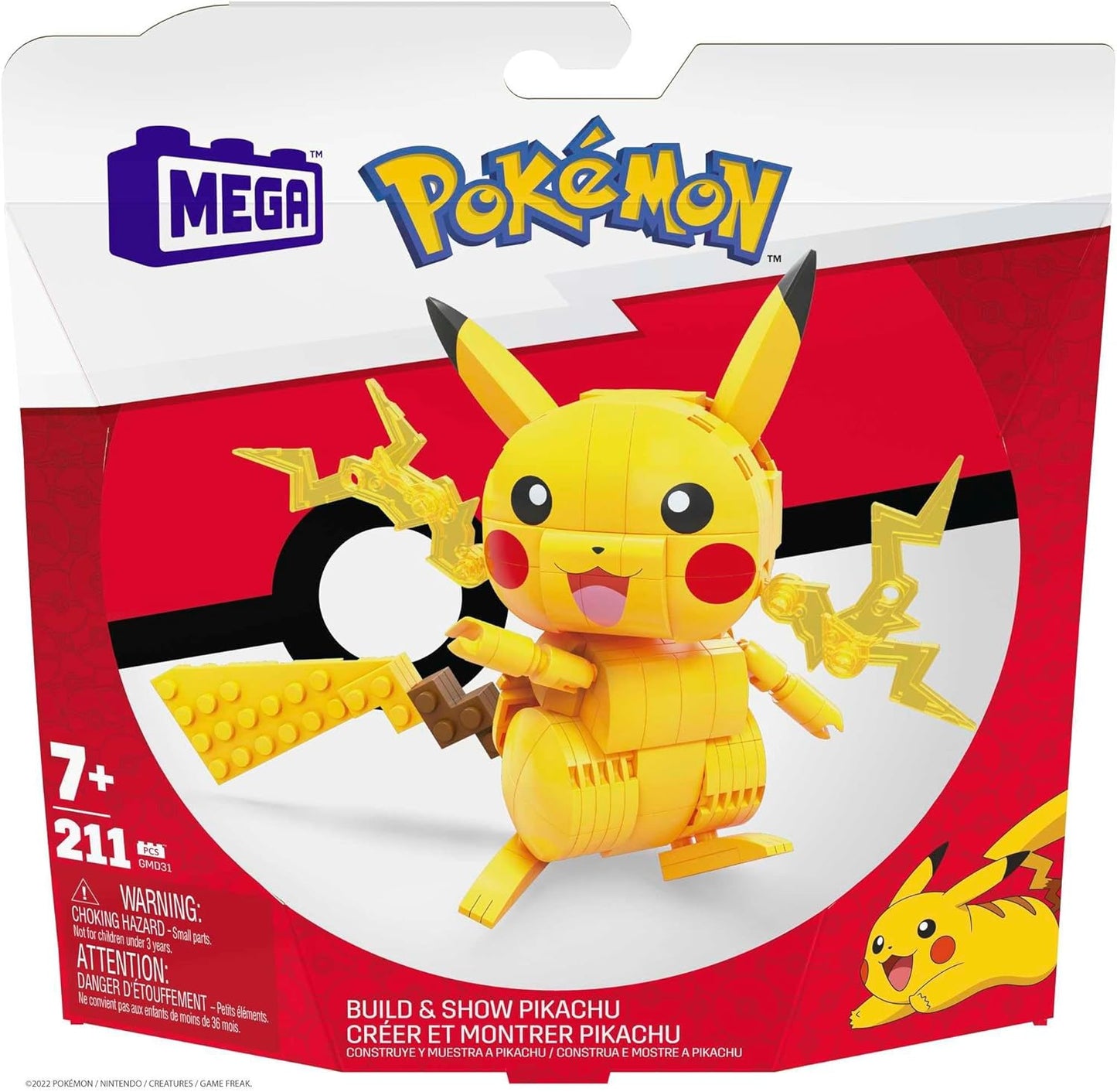 Mega Pokémon Build & Show Pikachu