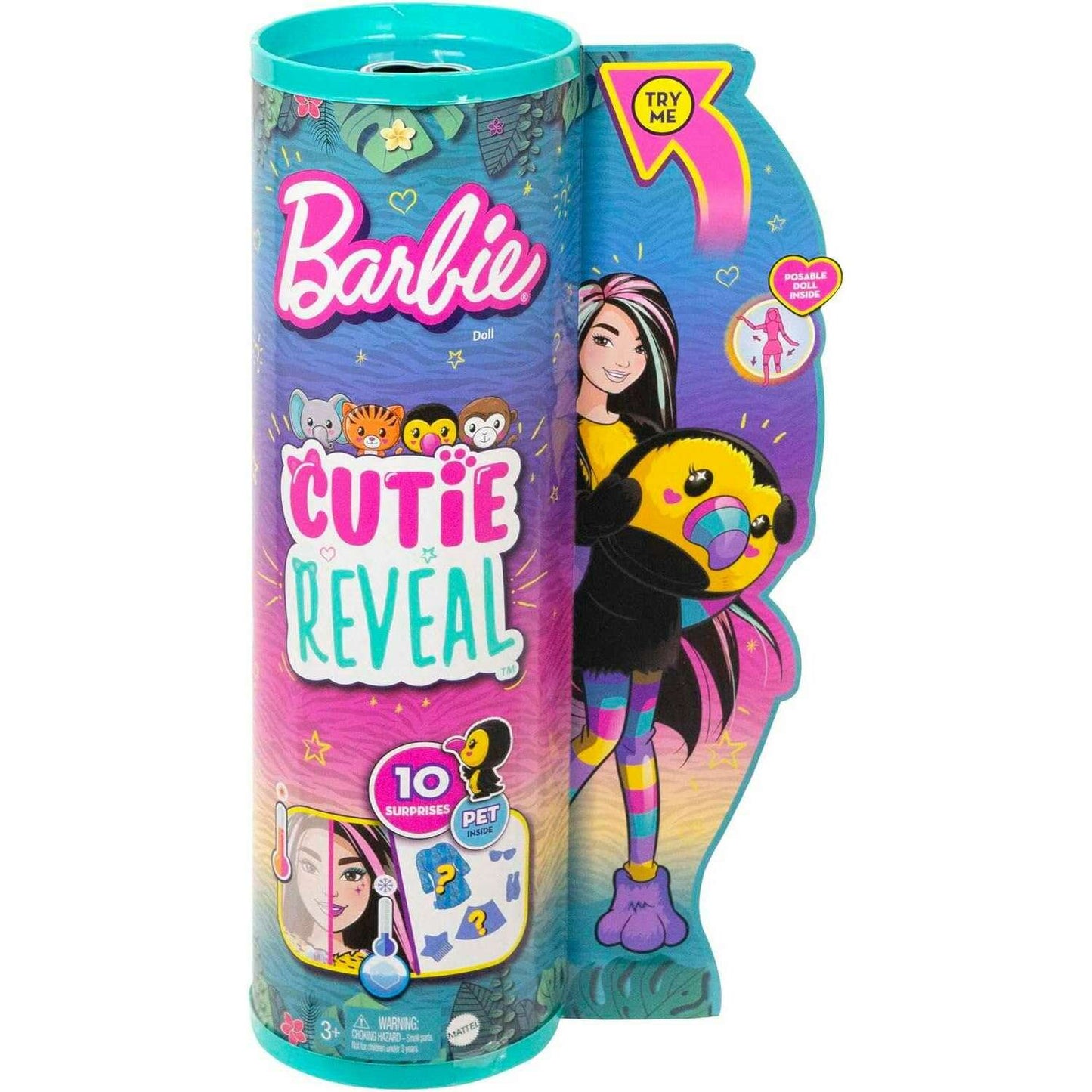 Cutie Reveal Jungle Series, Toucan Doll Dolls and Barbies Cutie Reveal Jungle Series, Toucan Doll Cutie Reveal Jungle Series, Toucan Doll Barbie