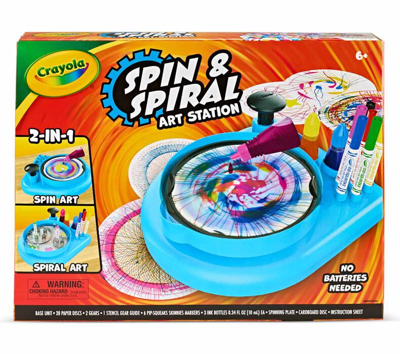 Spin & Spiral Art Station 2.0 Art & Crafts Spin & Spiral Art Station 2.0 Spin & Spiral Art Station 2.0 Crayola