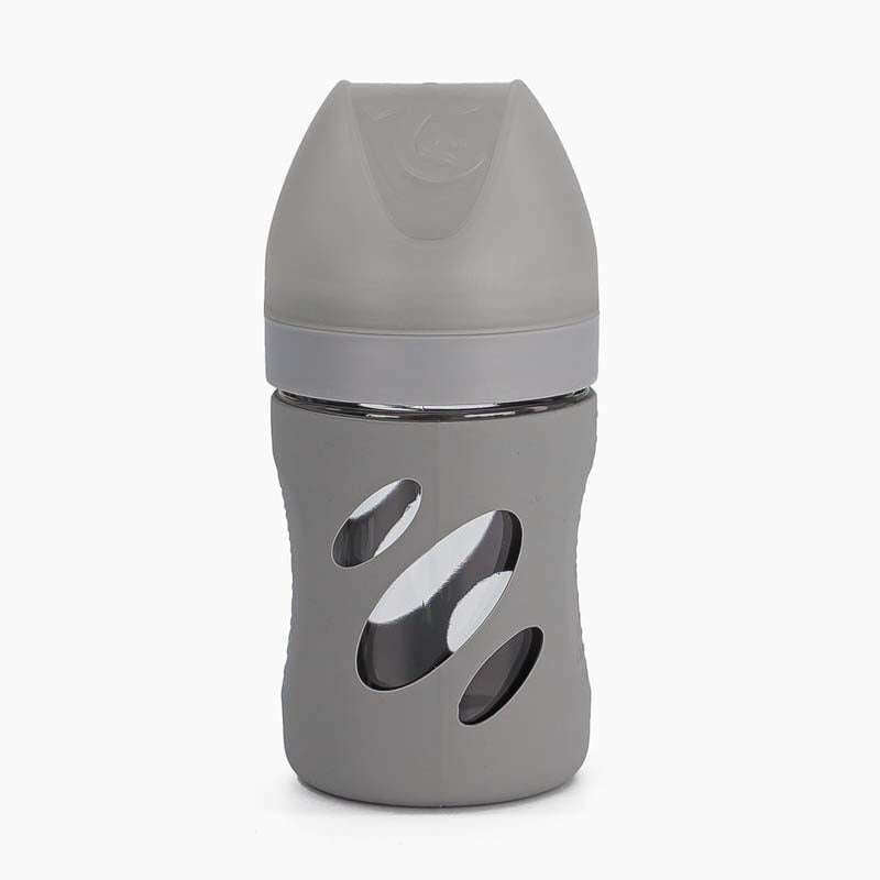 Anti-colic Glass bottle 180mL - Grey Feeding Bottles Anti-colic Glass bottle 180mL - Grey Anti-colic Glass bottle 180mL - Grey Twistshake