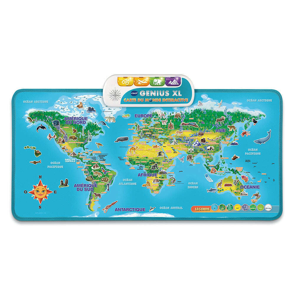 Genius XL – Carte du monde interactive Educational Games Genius XL – Carte du monde interactive Genius XL – Carte du monde interactive Vtech