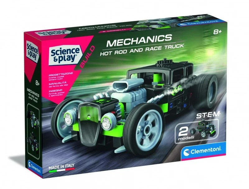 Mechanics: Hot Rod & Rocket Truck Building Set