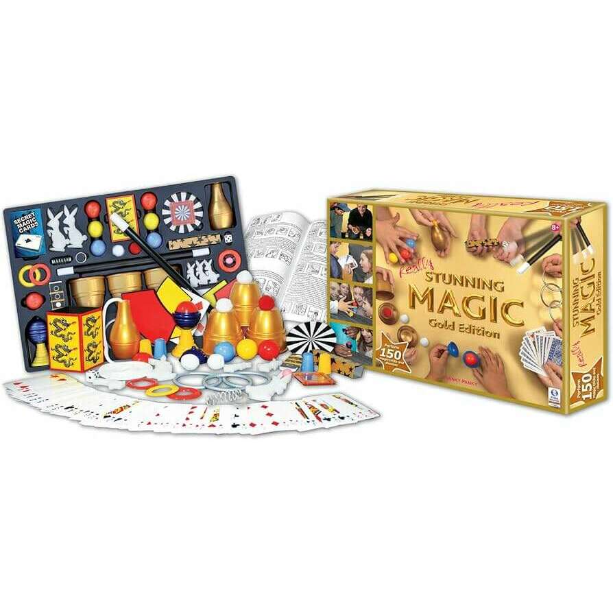 Stunning Magic Gold Edition with 150 Magic Tricks Board Games Stunning Magic Gold Edition with 150 Magic Tricks Stunning Magic Gold Edition with 150 Magic Tricks Hanky Panky