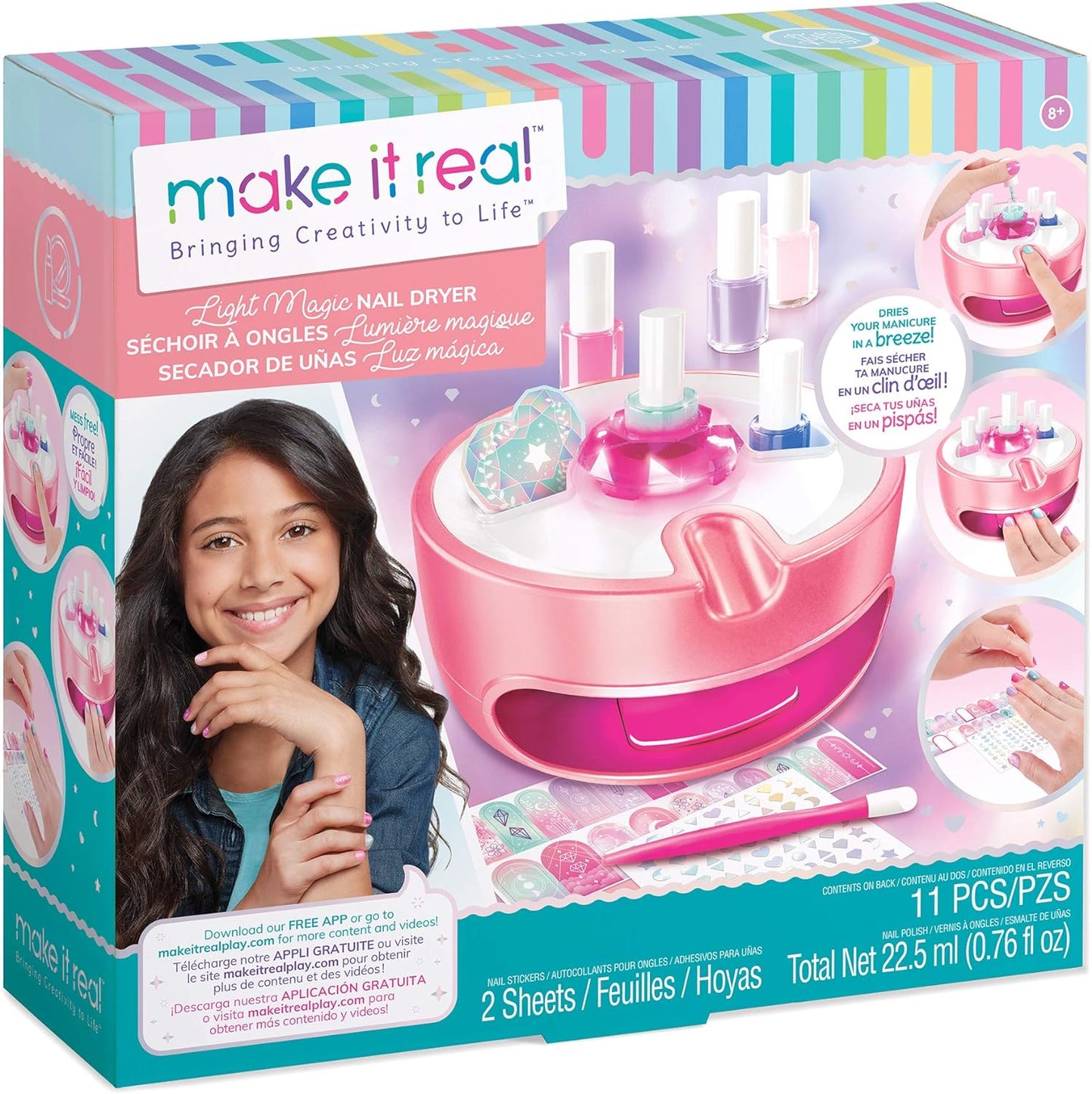 Light Magic Nail Dryer & Polish Set