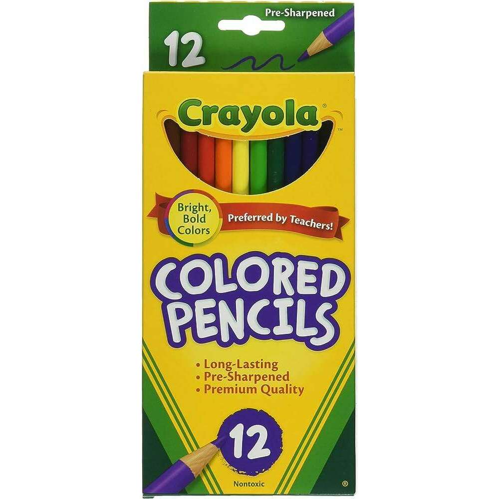 12 Colored Pencils Art & Crafts 12 Colored Pencils 12 Colored Pencils Crayola