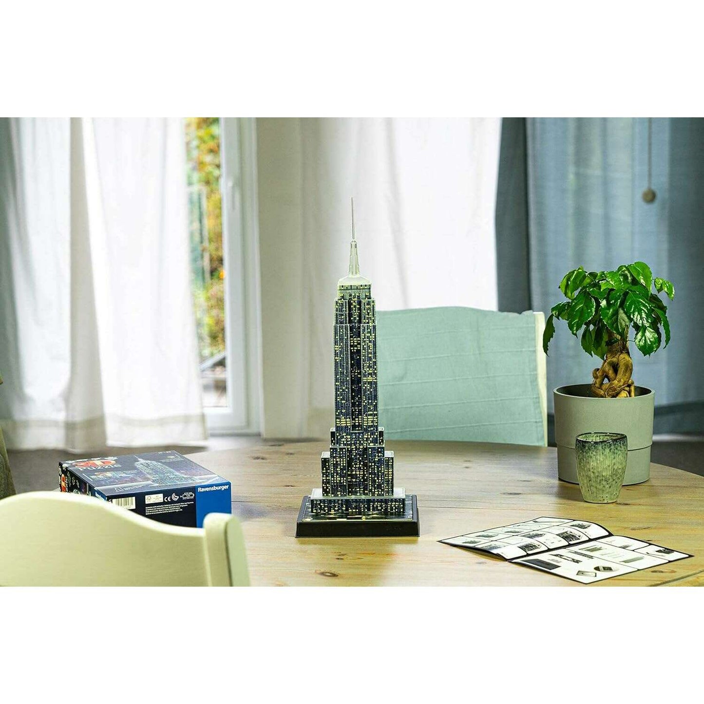 216 Pieces 3D Puzzle, Chrysler Building Glows in the Dark puzzle Kids 216 Pieces 3D Puzzle, Chrysler Building Glows in the Dark 216 Pieces 3D Puzzle, Chrysler Building Glows in the Dark Ravensburger