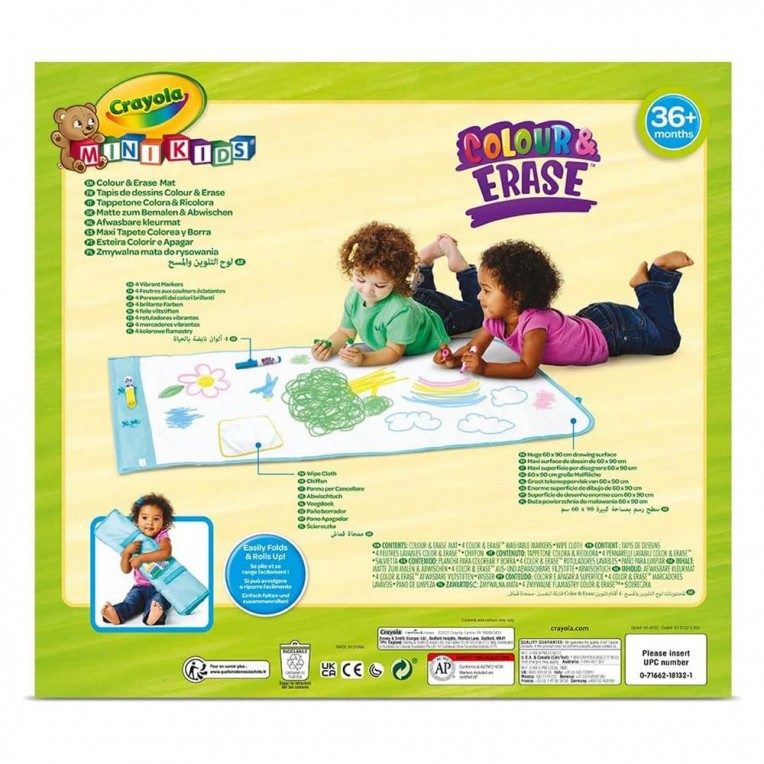 Color Pop & Erase Mat - 60x90cm Art & Crafts Color Pop & Erase Mat - 60x90cm Color Pop & Erase Mat - 60x90cm Crayola