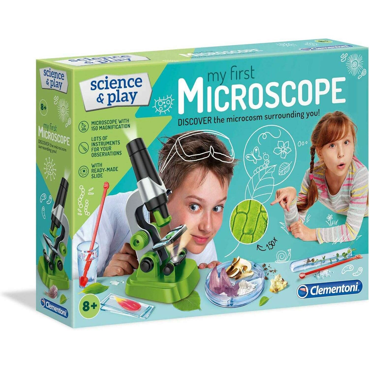 Science and Play Microscope Educational Games Science and Play Microscope Science and Play Microscope CLEMENTONI