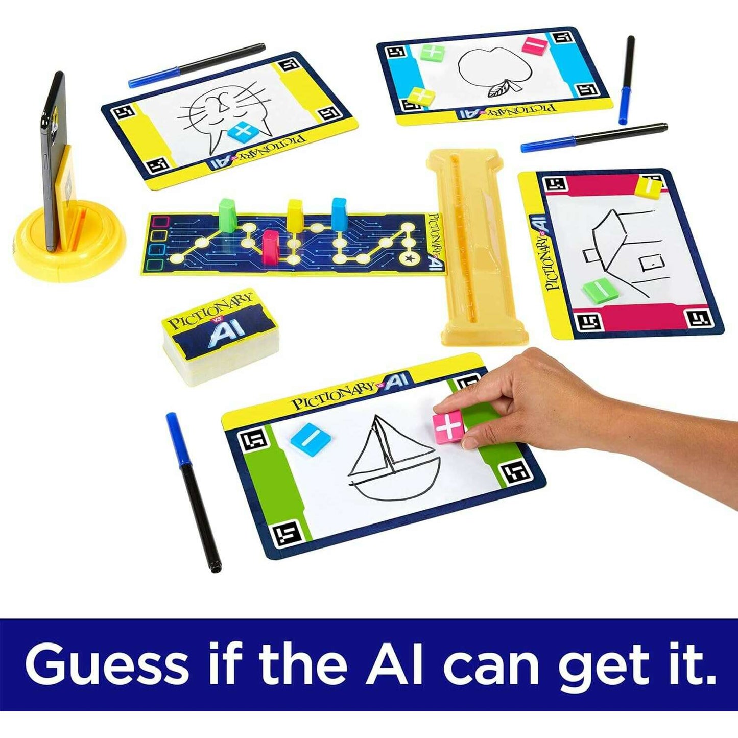 Pictionary vs AI Game Toys Pictionary vs AI Game Pictionary vs AI Game Mattel