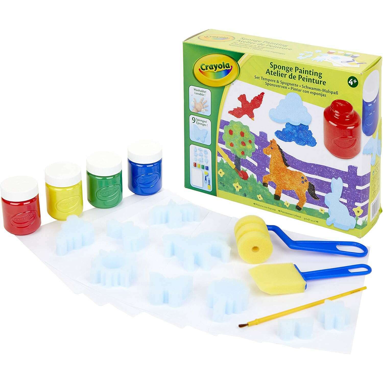 Sponge Painting Kit Art & Crafts Sponge Painting Kit Sponge Painting Kit Crayola