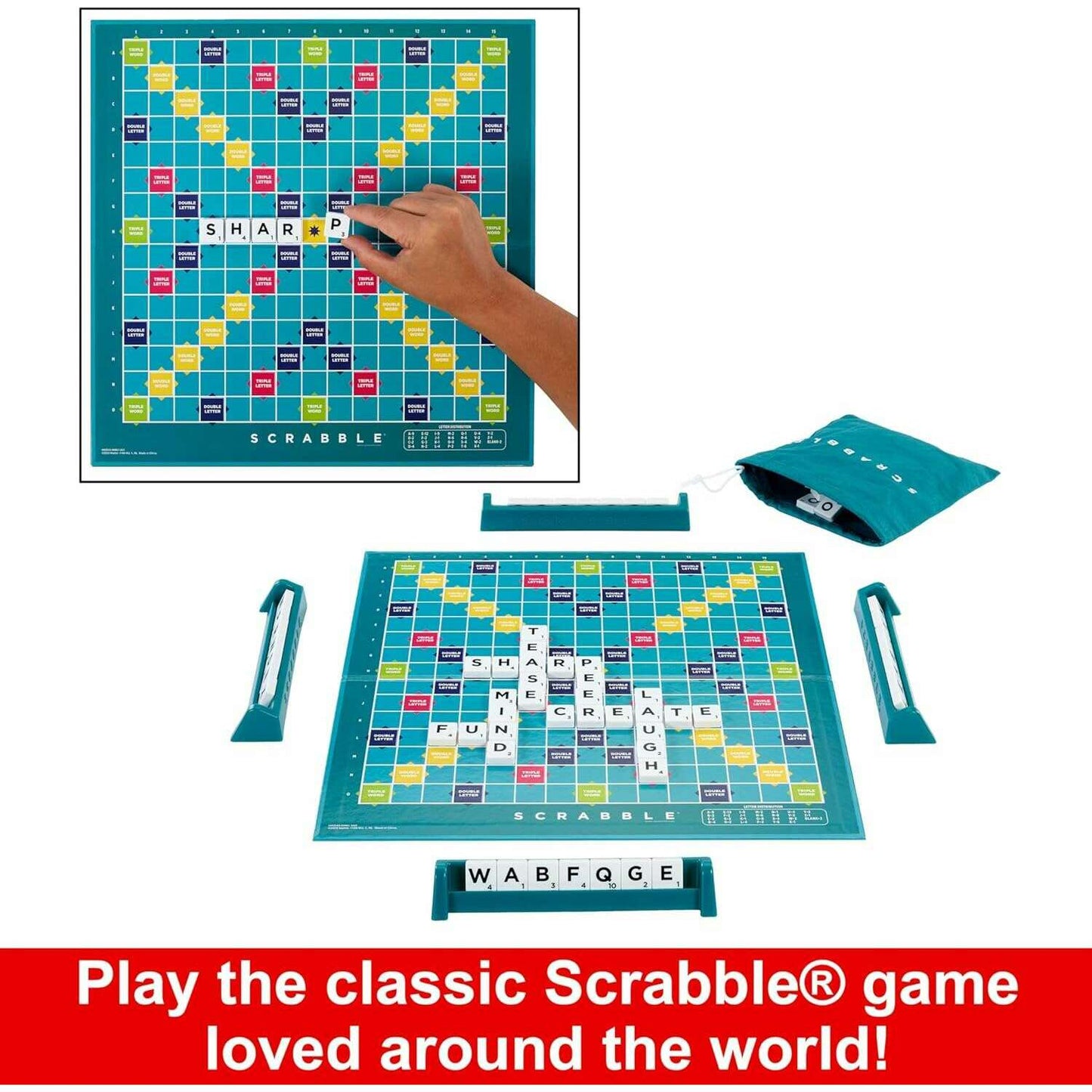 Scrabble Core Refresh - English Board Games Scrabble Core Refresh - English Scrabble Core Refresh - English Mattel