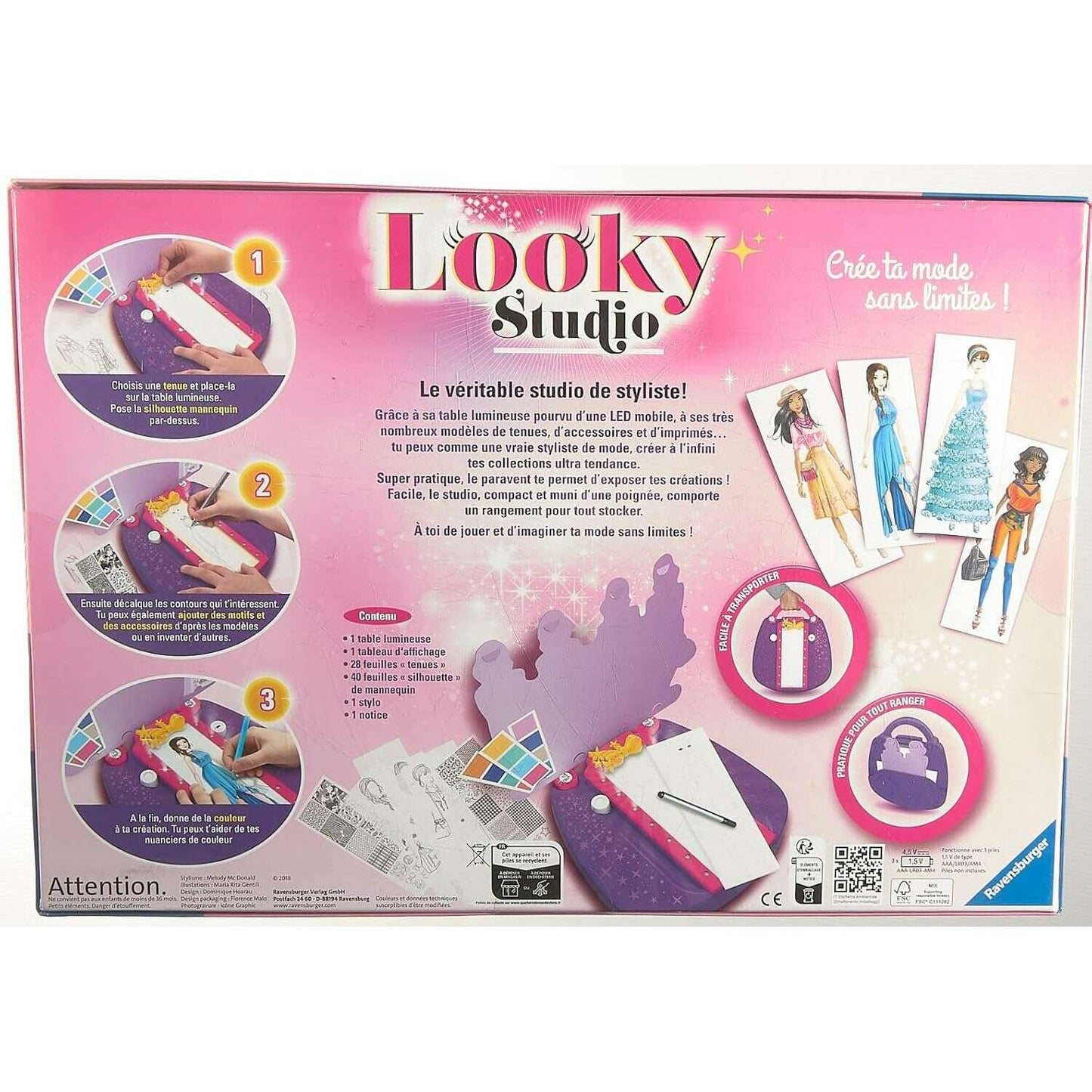 Looky Studio, Relaxing & Creative Drawing Activity Art & Crafts Looky Studio, Relaxing & Creative Drawing Activity Looky Studio, Relaxing & Creative Drawing Activity Ravensburger