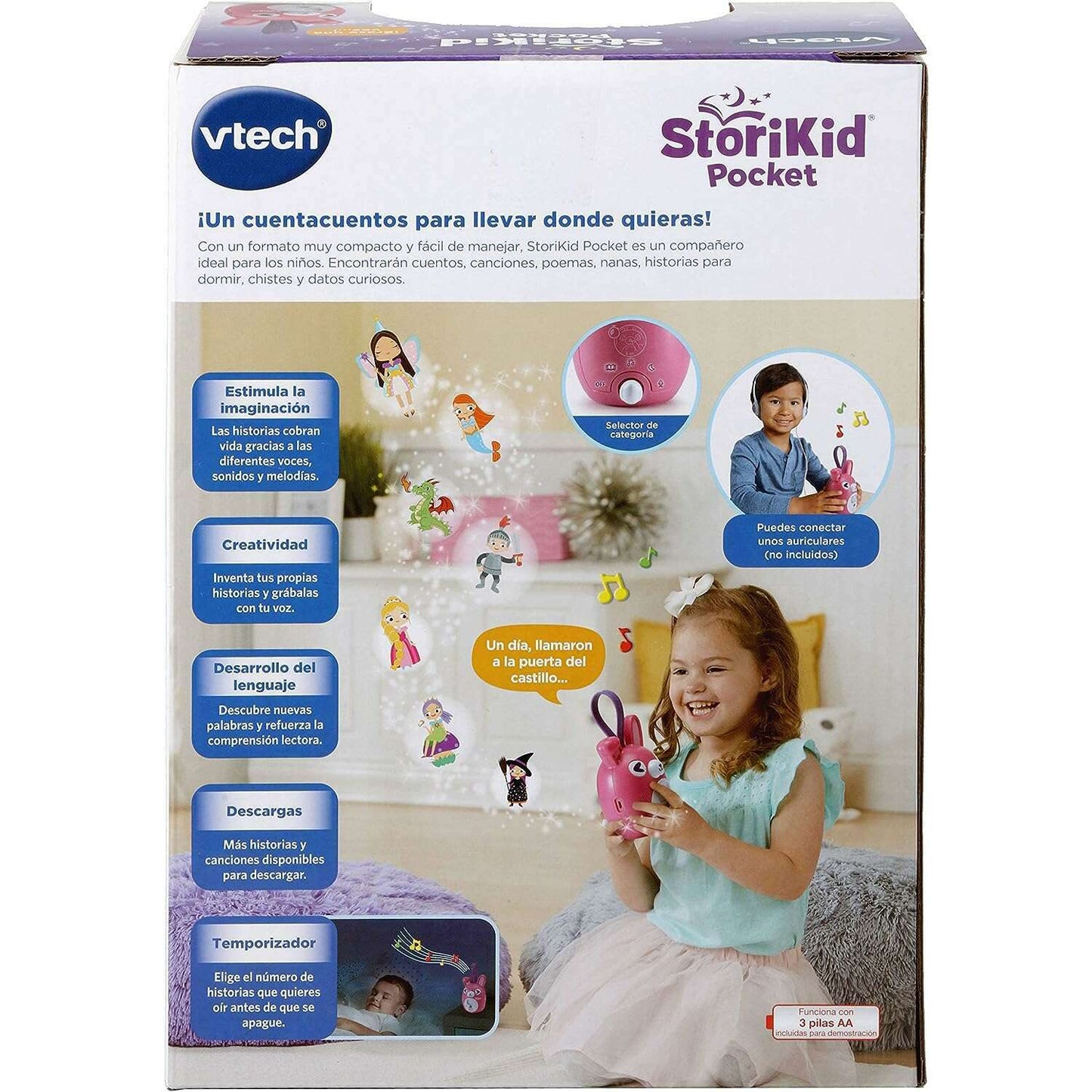 Storikid Pocket Pink - French Kids Electronics Storikid Pocket Pink - French Storikid Pocket Pink - French Vtech