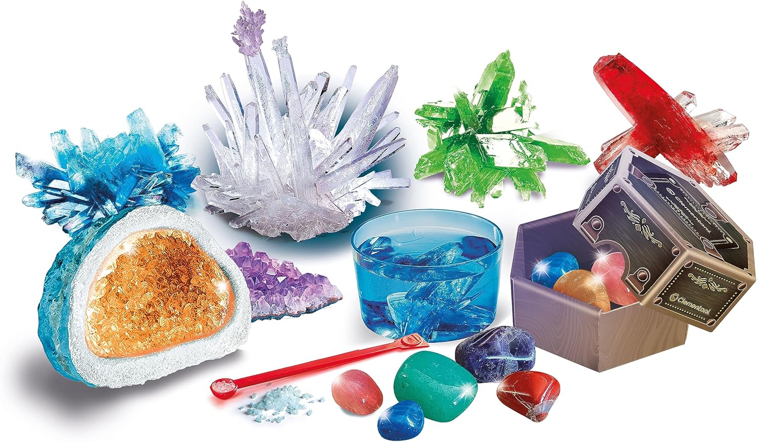 Science & Play Lab - Giant Crystals and Precious Stones Educational Games Science & Play Lab - Giant Crystals and Precious Stones Science & Play Lab - Giant Crystals and Precious Stones CLEMENTONI