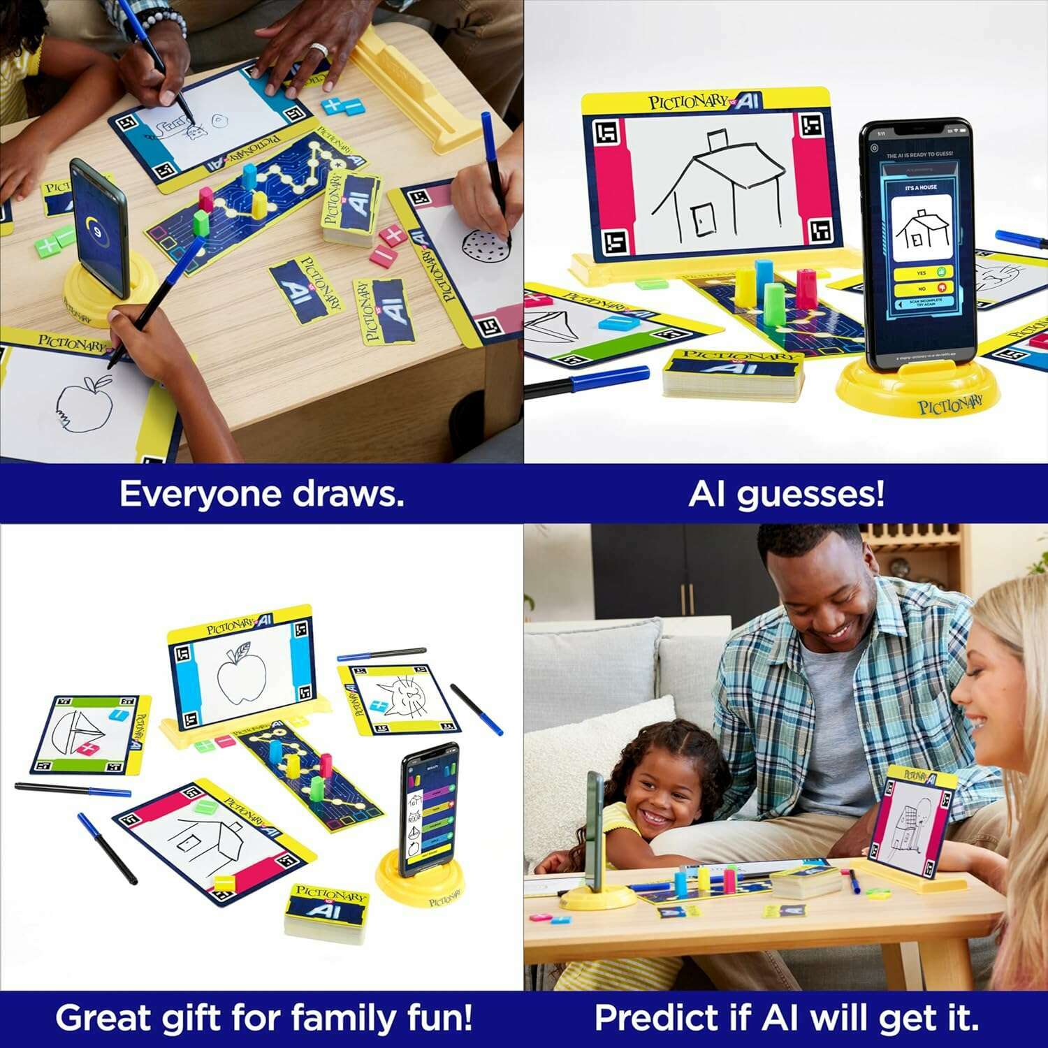 Pictionary vs AI Game Toys Pictionary vs AI Game Pictionary vs AI Game Mattel