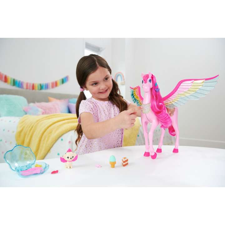 Mattel Barbie Doll Magic Pegasus Horse