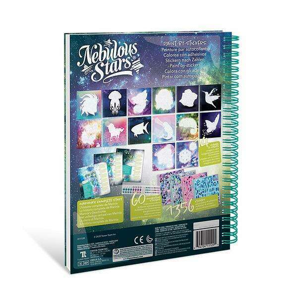 Creative Book Paint-by-Stickers Stationery Creative Book Paint-by-Stickers Creative Book Paint-by-Stickers Nebulous