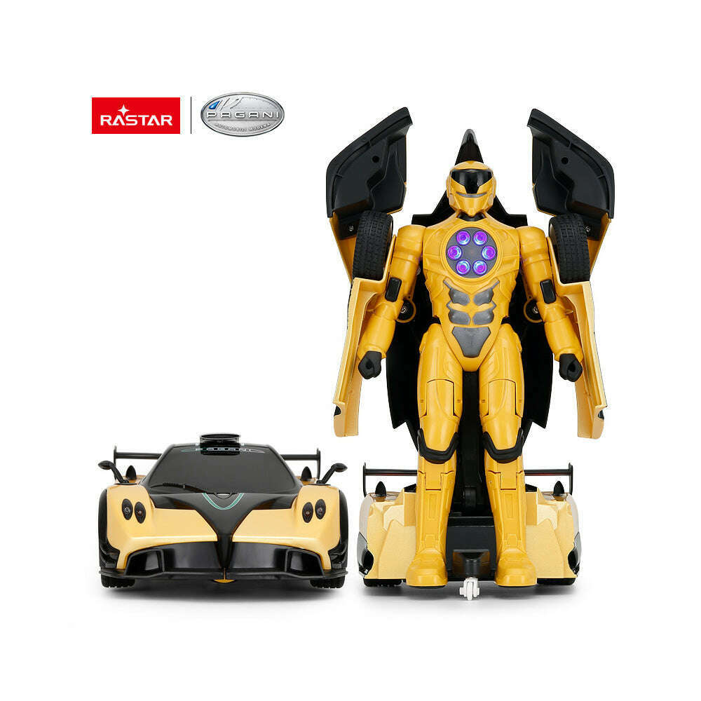 Pagani Transformable car 2 4G YELLOW Remote Control Cars Pagani Transformable car 2 4G YELLOW Pagani Transformable car 2 4G YELLOW Rastar