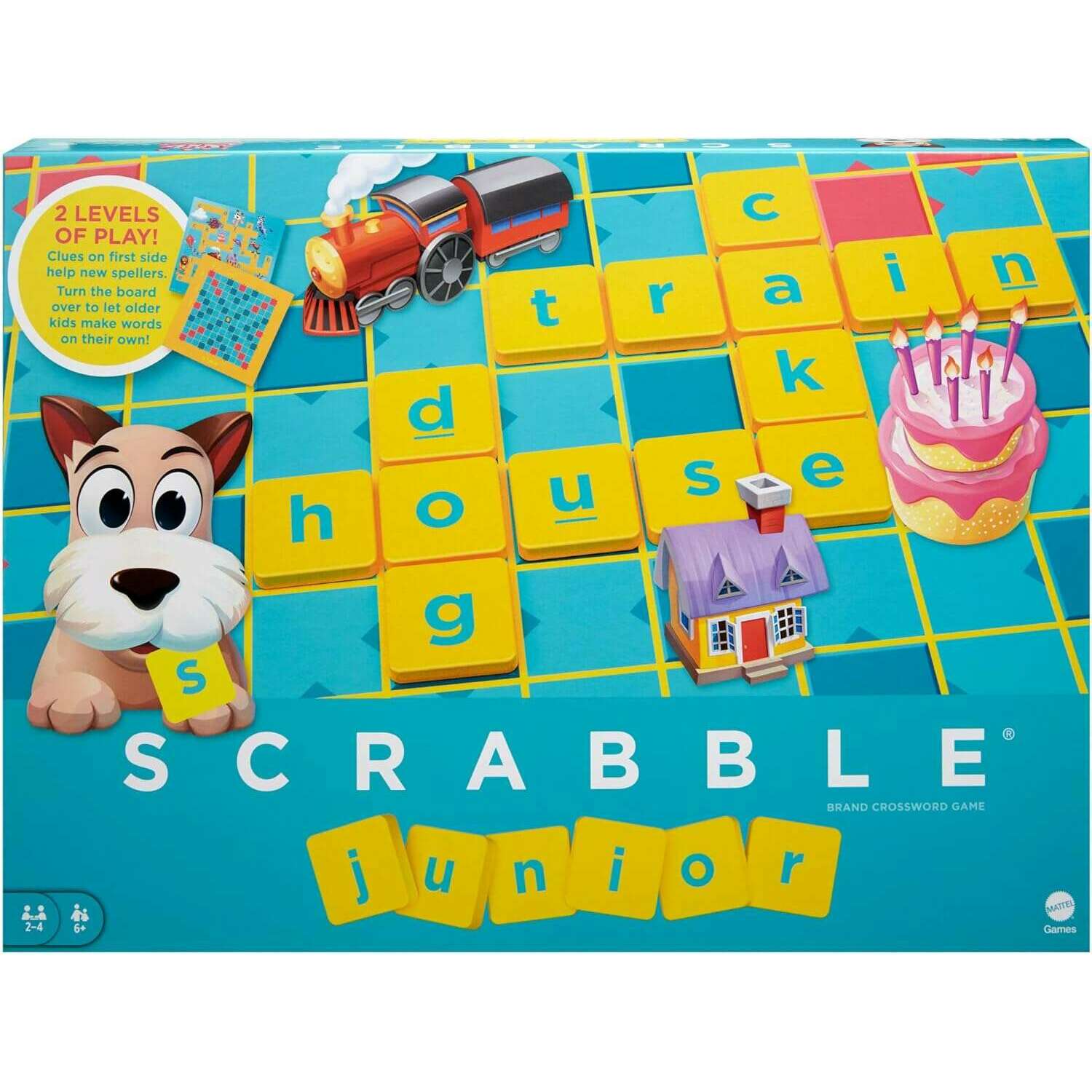 Scrabble Junior, Kids Crossword Board Game, English Board Games Scrabble Junior, Kids Crossword Board Game, English Scrabble Junior, Kids Crossword Board Game, English Mattel