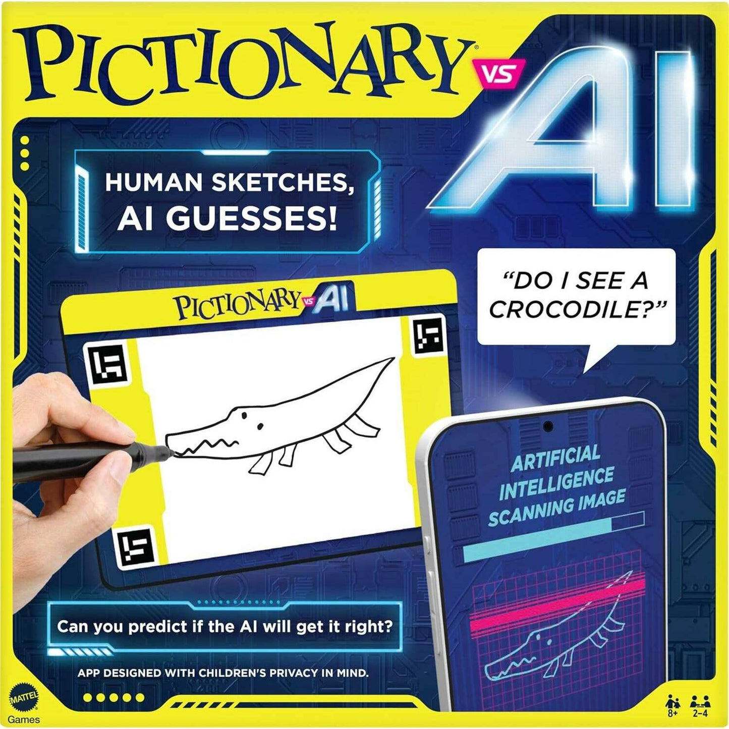 Pictionary vs AI Game Toys Pictionary vs AI Game Pictionary vs AI Game Mattel