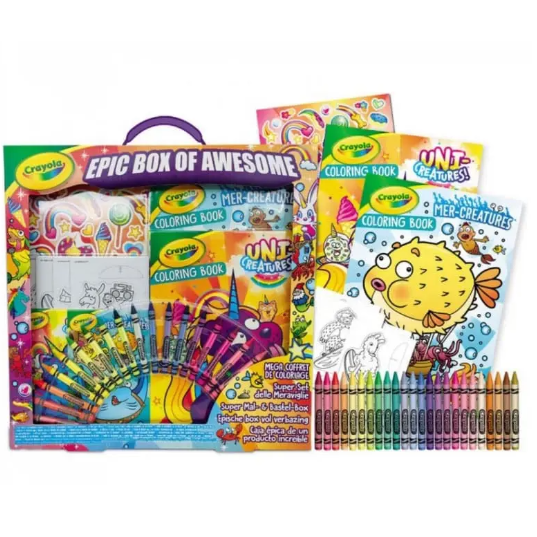 Epic Box Of Awesome With Lots of Art & Craft Accessories Art & Crafts Epic Box Of Awesome With Lots of Art & Craft Accessories Epic Box Of Awesome With Lots of Art & Craft Accessories Crayola