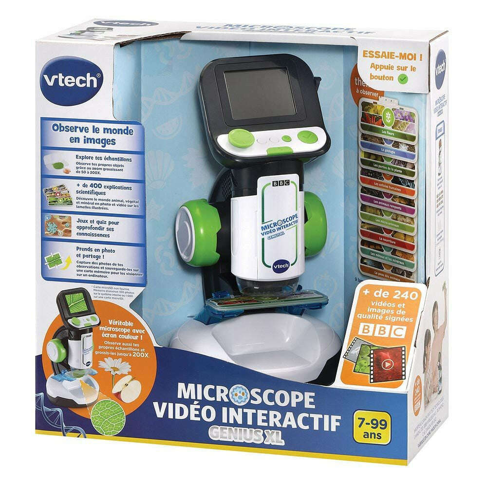 Microscope Video Interactif Genius XL French Educational Games Microscope Video Interactif Genius XL French Microscope Video Interactif Genius XL French Vtech