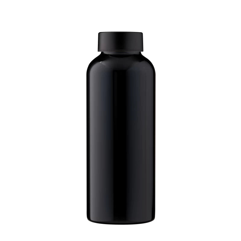 Single Wall Stainless Steel Bottle, Black 500ml