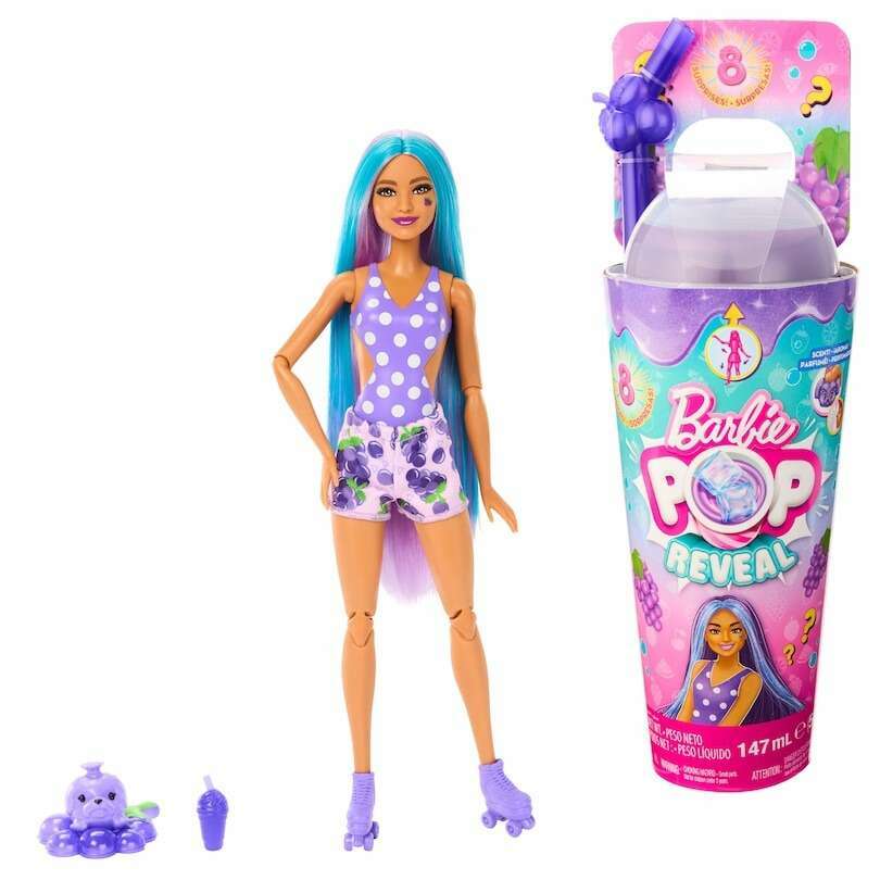 Pop Reveal Grape Fizz Toys Pop Reveal Grape Fizz Pop Reveal Grape Fizz Barbie